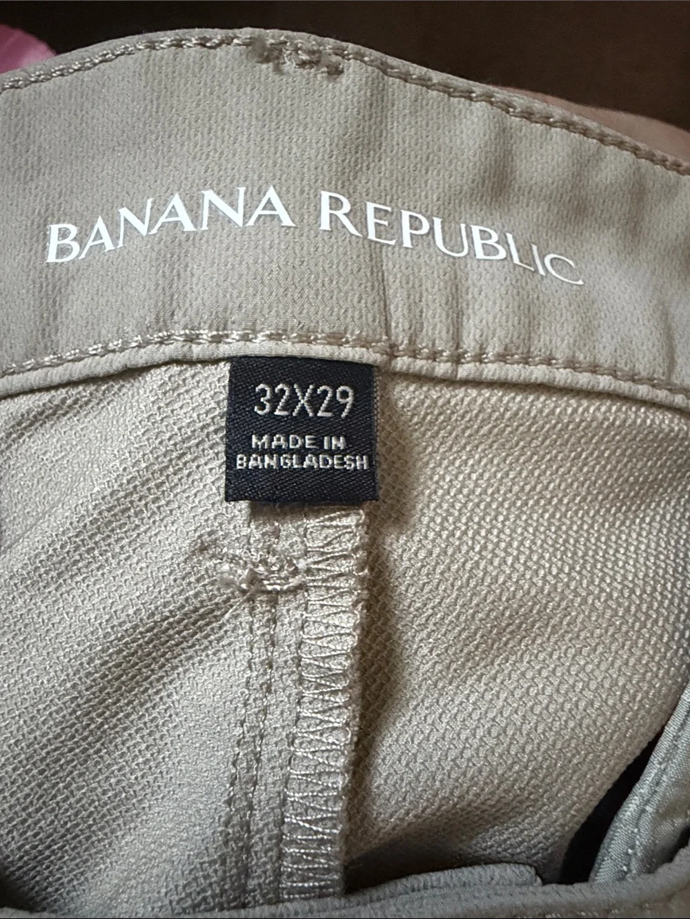 Banana Republic Men's Tan Performance Chinos. 32x29